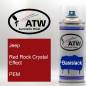 Preview: Jeep, Red Rock Crystal Effect, PEM: 400ml Sprühdose, von ATW Autoteile West.